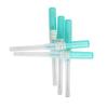 VNisenllc Body Piercing Needles I.V. Catheter Cannula Ear Nose Septum Navel Sterile Piercing Needles Tattoo Tool, 10pcs, 18G Turquoise view 2