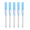 VNisenllc Body Piercing Needles I.V. Catheter Cannula Ear Nose Septum Navel Sterile Piercing Needles Tattoo Tool, 5pcs 22G Blue view 1