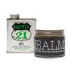18.21 Man Made Man Spiced Vanilla Beard Oil & Beard Balm - Set Bundle, All Hair & Skin Types for Men, Strengthens and Moisturizes in a Manly Aroma view 1