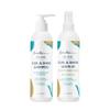 Bundles & Bits KIDS Shampoo and Leave-In Conditioner Spray - Gently Cleanses, Nourishes and Detangles Curly Hair - Plant-Based, Sulfate & Paraben Free, 2 pieces, 8 oz each view 1