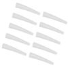 10pcs Tweezers Protective Covers AntiDust Nonslip Eyelashes Grafting Tweezer Tip Cover view 1