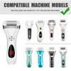 6 Pack Replacement Coarse Roller Head for Electric Callus Remover, Foot File Pedicure Tools Refill Rollers for Feet Callus Shaver Pedicure Kit (6pcs Medium Coarse) view 2