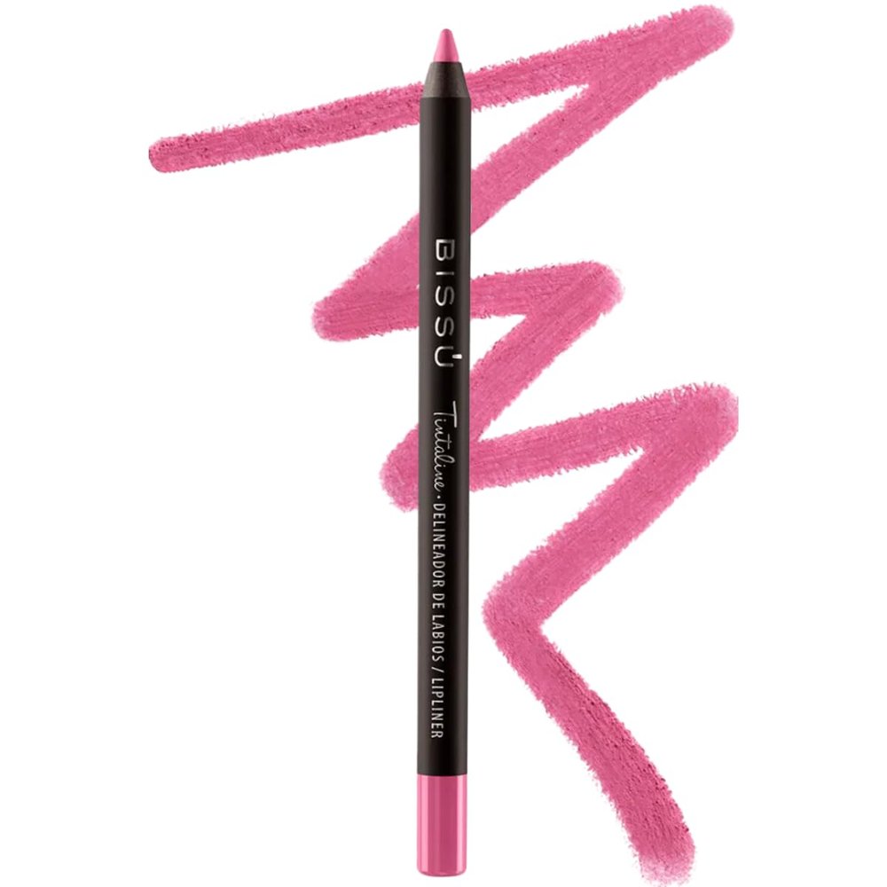 Biss Tintaline Lipliner - 14 Vivid Colors, High-Coverage, Waterproof, Long-Lasting Pigmentation, Creamy. 1.2 gmrs (Soft Pink)