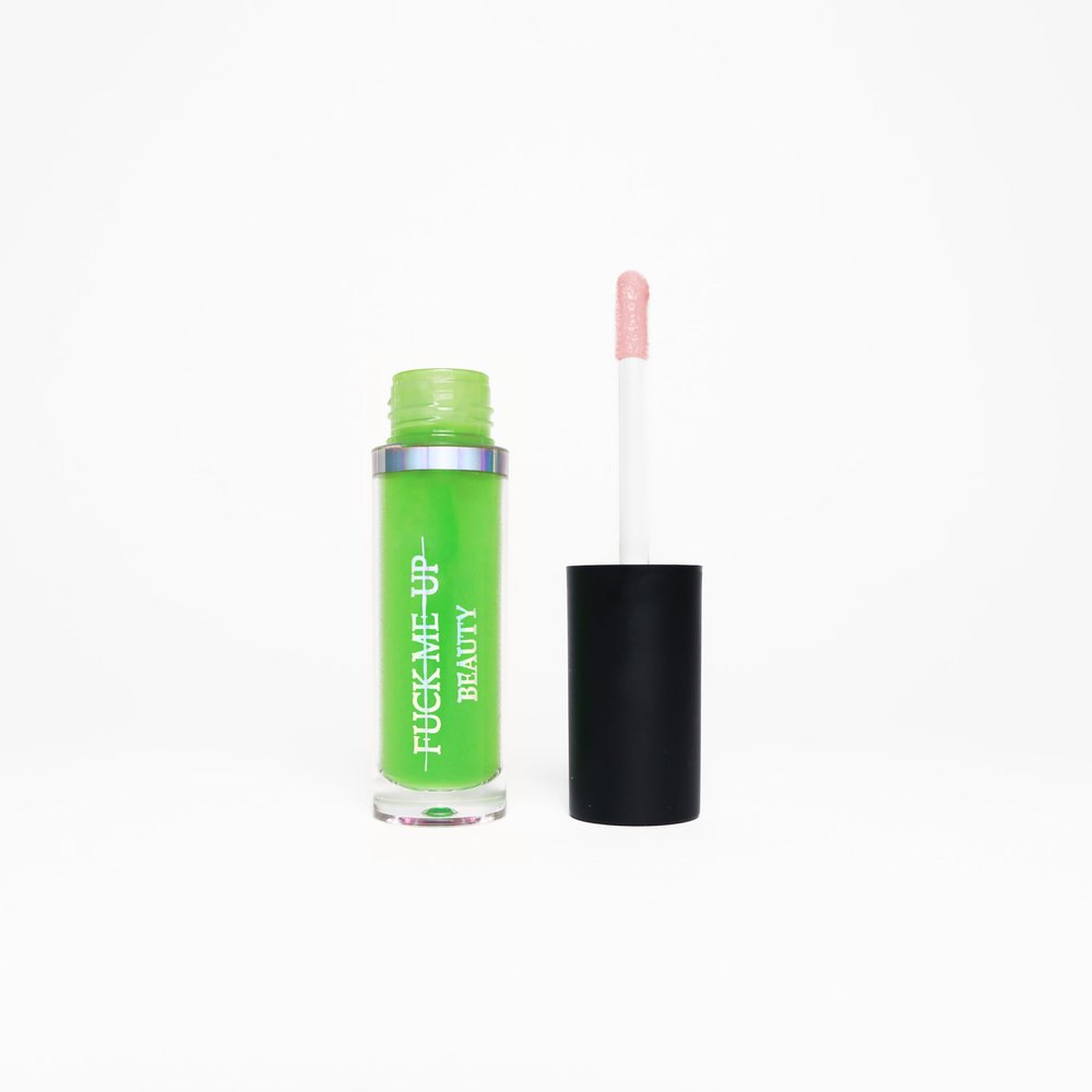 FMU Beauty Hyper Hue Lip & Cheek Tint for Bright Colorful Festival Makeup (Matrix (Green))