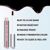 Cilrofelr Peel Off Lip Liner Stain, Long Wear Tattoo Lip Liner with Tweezer, Peel Off Lip Stain with Matte Finish, Long Lasting, Waterproof, Transfer-proof, Highly Pigmented Color (N-Nude Pink) view 3