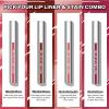 Cilrofelr Peel Off Lip Liner Stain, Long Wear Tattoo Lip Liner with Tweezer, Peel Off Lip Stain with Matte Finish, Long Lasting, Waterproof, Transfer-proof, Highly Pigmented Color (N-Nude Pink) view 4
