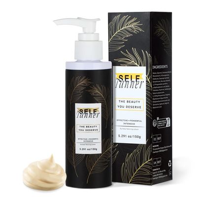 NinthAvenue Basics Self Tanner - Sunless Self Tanning Lotion | Aloe Vera & Coconut for a Natural Bronzer | Knocks Out Orange Tones NonToxic Sunless Gradual Tanning Lotion, 5.2OZ/150g, BROWN