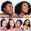 Lumiere Clip In Hair Extensions Real Human Hair 4B 4C Afro Curly Clip Ins Hair Extensions Full Head Seamless Clip In Hair Extensions 120gram 8 Pcs With 20 Clips Brazilian Remy Hair 1B Color 18 Inch view 2