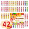 42 Pack Lip Balm, Natural Lip Balm Bulk with Shea Butter, Vitamin E and Coconut Oil, Moisturizing for Chapped Lips, Best Lip Care, Suitable for People of All Ages - 14 Flavors 0.15 Oz view 1