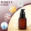 2PCS 60ml/2oz Wine Red Empty Glass Lotion Pump Bottles Dispenser with Pump Head Top Travel Sample Packing Cosmetic Makeup Container Storage for Lotion Emulsion Essence Massage Oil view 4