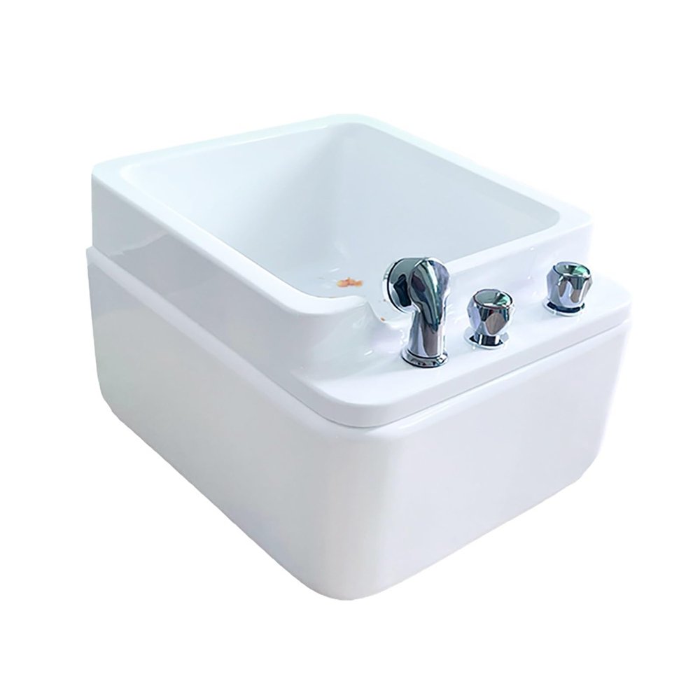 Acrylic Spa Footbath Nail Salon Pedicure Footbath Barrel deep Foot Bath Spa with Massage Special for Hotel Foot Bath Club Sturdy Acrliy Tubs for Soaking Feet Foot Bath Basin ( Color : Type a , Size :