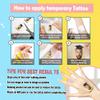 Custom Temporary Tattoos with Photo Face Name Logo Text Personalized Tattoo for Women Men Make Your Own Temporary Tattoos Gift for Birthday Party Graduation 1 Set of 15 Pieces view 4