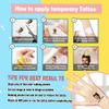 Custom Temporary Tattoos with Photo Face Name Logo Text Personalized Tattoo for Women Men Make Your Own Temporary Tattoos Gift for Birthday Party Graduation 1 Set of 15 Pieces view 4