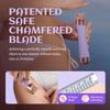 SUPRENT Bikini Trimmer Women- Painless Ladies Hair Removal Waterproof Wet & Dry- 2 in 1 Lady Shaver for Pubic Hair & Facial Hair- Cordless Electric Razors with USB-C Rechargeable - Purple view 2