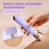 SUPRENT Bikini Trimmer Women- Painless Ladies Hair Removal Waterproof Wet & Dry- 2 in 1 Lady Shaver for Pubic Hair & Facial Hair- Cordless Electric Razors with USB-C Rechargeable - Purple view 4