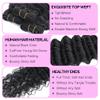 12A Deep Wave Bundles Human Hair 18 20 22 Inch Brazilian Deep Wave Curly 3 Bundles Human Hair Wet And Wavy Bundles Natural Black view 3