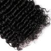12A Deep Wave Bundles Human Hair 18 20 22 Inch Brazilian Deep Wave Curly 3 Bundles Human Hair Wet And Wavy Bundles Natural Black view 4