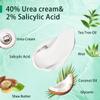 Urea Cream 40 Percent for Feet Maximum Strength - Fast Absorption, No Strong Odor. Foot Cream for Dry Cracked Heels and Feet, Gentle Exfoliating Moisturizing, Suitable for Foot, Hands and Knees view 4