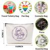 4 Pcs Girls Trip Gifts Favors, Girls Weekend Gifts Makeup Bag, Bestie Gifts Weekend Bag Vacation Cosmetic Bag, Friendship Gifts for Women Best Friend, Graduation Wedding Gifts Toiletry Bag view 2