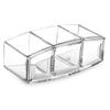 3 Holes Transparent Acrylic Makeup Brush Tool Cosmetic Makeup Storage Box Brush Holder Table Organizer Make Up Tool view 4