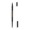 Revolution, Dual Ended Felt & Kohl Eyeliner, Easy & Precise Application, Highly Pigmented, Cruelty Free & Vegan, Blue, 1 Count view 1
