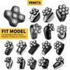 VRMETA 5D Floating Replacement Shaver Heads for Bald Men Universal Sharp Blades Head shavers for Rotary Electric Shavers (5D Black) view 3