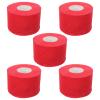 LUOZZY 5 Rolls Barber Neck Strips Disposable Paper Neck Strips Keep Neck Clean Rollls Style Neck Strips Barber Salon Supplies - Red view 3