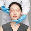 Healvian Facial Towel for Estheticians Soft Facial Towel Split Design Spa Massage Towel for Hairstylists Barbers Grey view 4