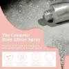 Boko Body Glitter Spray, Glitter Spray for Sparkling Body Face Hair Nail Clothes, Hair Glitter Spray Body Shimmer Powder for Highlighter Makeup Festival Party Concert Rave Accessories view 2