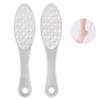 2PCS Stainless Steel Foot Scraper,Professional Foot Rasp Scrubber,Double Sided Pedicure Rasp for Cracked Heel and Dead Foot Skin, Easy to Clean Pedicure Tool(Silver) view 1