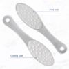 2PCS Stainless Steel Foot Scraper,Professional Foot Rasp Scrubber,Double Sided Pedicure Rasp for Cracked Heel and Dead Foot Skin, Easy to Clean Pedicure Tool(Silver) view 3