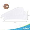 AIDEA Microfiber Hair Towel Wrap, 2 Pack Hair Turbans, Super Absorbent Quick Dry Hair Towel Wrap for All Hair Types Anti Frizz, 26"10", White view 3