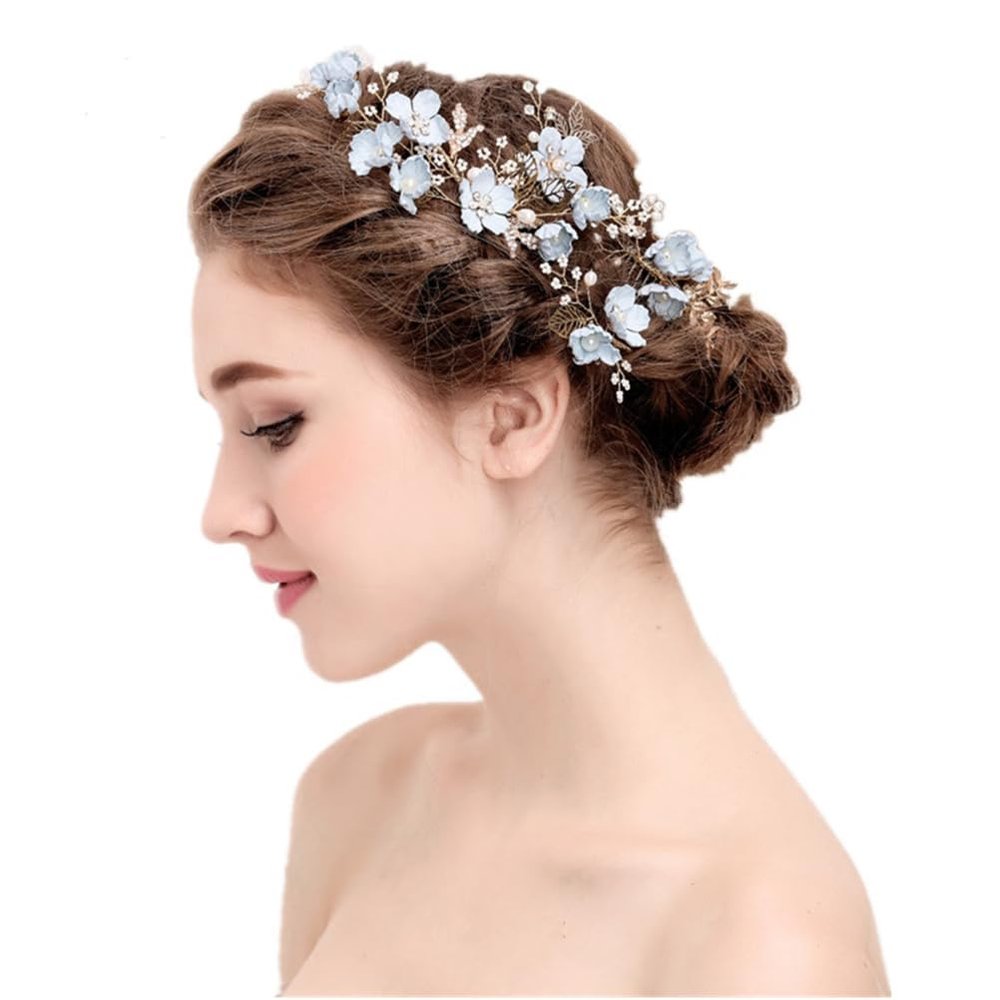 Baluue Bridal Hair Comb Crystal Rhinestone Wedding Hair Accessories Side Comb for Brides and Bridesmaids Special Occasion Decoration