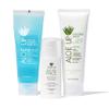 Aloe Up Aloe Ice Sunburn Relief Jelly, SPF 25 For the Face Daily Moisturizer Sunscreen, and White Collection Sunscreen Lotion SPF 30 - Bundle with Sunscreen and After Sun Gel - Reef Friendly - 3 Items view 1