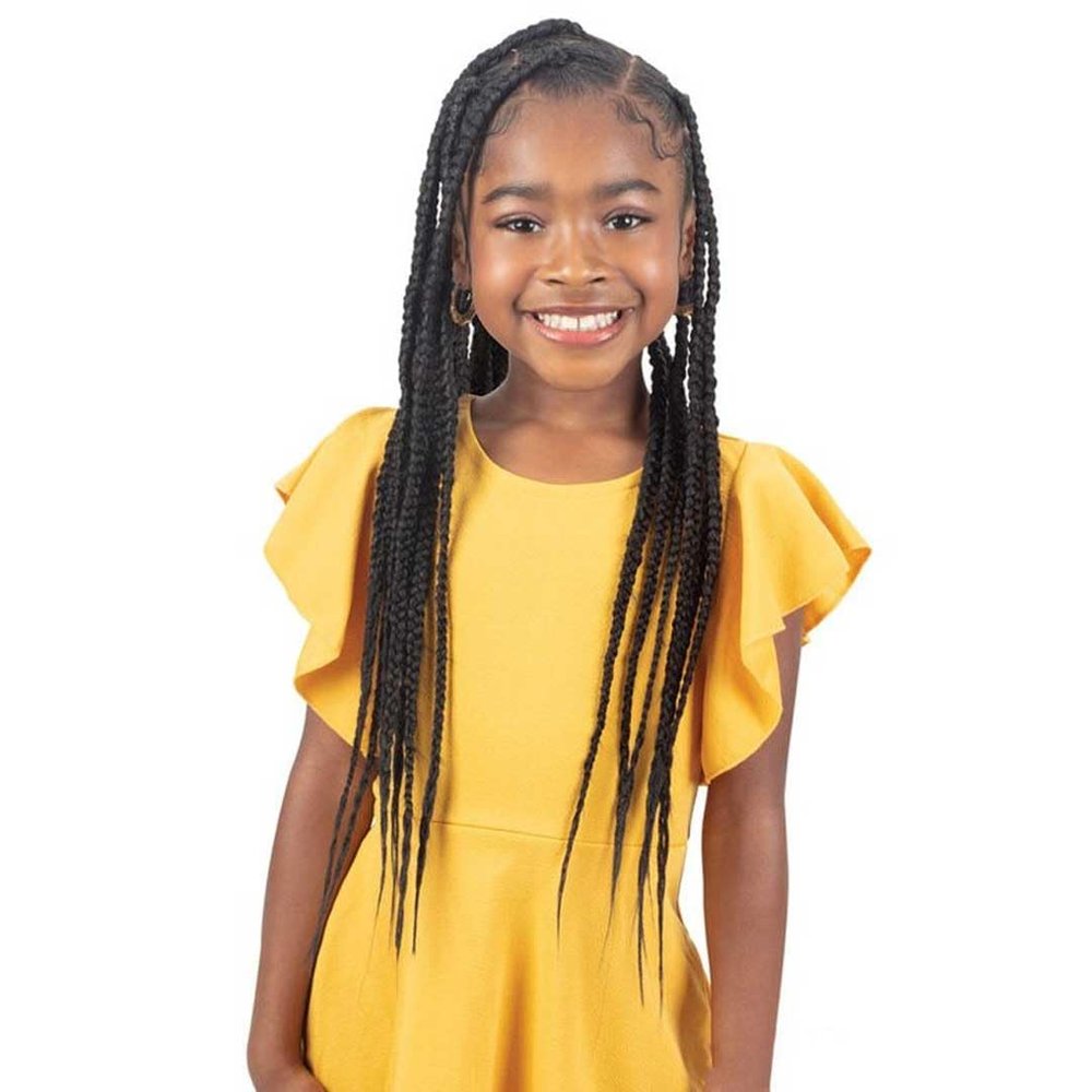 Shake N Go Freetress Synthetic 3X Kids Pre-Stretched Braids 28" (Color:T27)