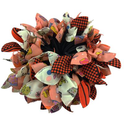 100pcs Rabbit Ear Hair Ties for Women Girls, Women Girl Elastic Hair Rubber Band Easter,Color Random