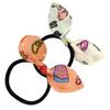 100pcs Rabbit Ear Hair Ties for Women Girls, Women Girl Elastic Hair Rubber Band Easter,Color Random view 4