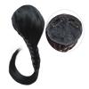 Bangs Synthetic Fishtail Plaited Braided Bangs One Pieces Natural False Hair Bang Front Braids Fringe Clip in Hair Extensions hairpieces for Women Bangs Hair Clip ( Color : Natural Black , Size : 1 ) view 1