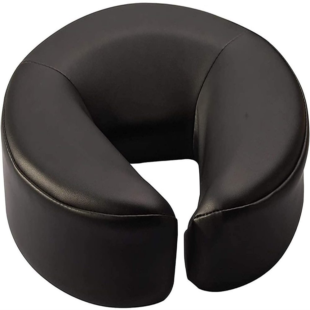 MASTER HEALTH PRODUCT Massage Table Face Cushion Pillow Professional Massage Bed Universal Face Down Pillow Headrest Face Rest (Black)