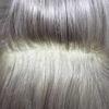 Curve Hair Mens Toupee Hair System Replacement for Men Hairpiece Monofilament Mens Wig Durable Poly Skin NPU Around Hair Unit for Men 8X10#580 Light-Med Brown+80% Gray view 3
