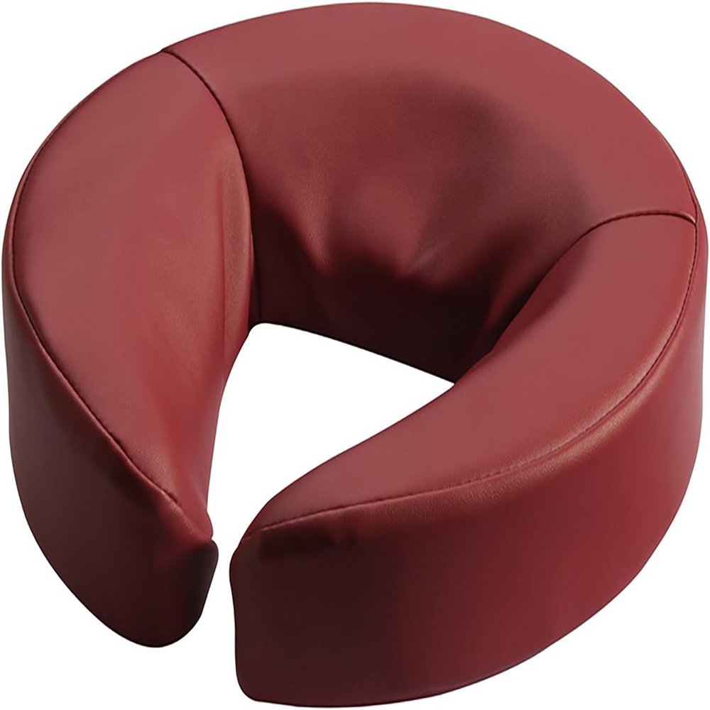 MASTER HEALTH PRODUCT Massage Table Face Cushion Pillow Professional Massage Bed Universal Face Down Pillow Headrest Face Rest (Burgundy)