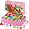 30 Pack Kids Bath Bombs with Jungle & Sea Toy Surprises - 15 Jungle-Themed & 15 Ocean-Themed Bath Fizzies - Fun Bath Time for Boys & Girls view 3