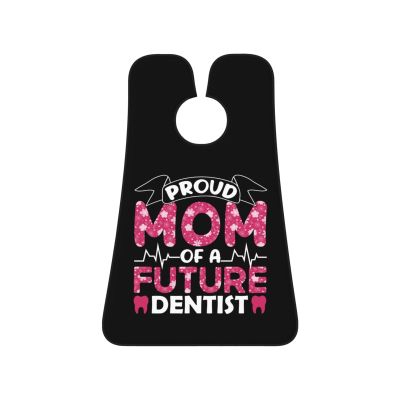 ZKLCRYTR Proud Mom Of A Future Dentist Men's Beard Bib Apron Waterproof Smooth Surface Beard Apron Durable Foldable Beard Hair Men's Gift