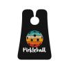 ZKLCRYTR Colored Pickleballs Men's Beard Bib Apron Waterproof Smooth Surface Beard Apron Durable Foldable Beard Hair Men's Gift view 1