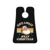ZKLCRYTR Have A Holly Jolly Christmas Men's Beard Bib Apron Waterproof Smooth Surface Beard Apron Durable Foldable Beard Hair Men's Gift view 1