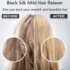 NinthAvenue Basics Black Silk Mild Hair Relaxer for Coarse Textures - Natural Straightening Protector & Detangler (2 Pcs) view 3