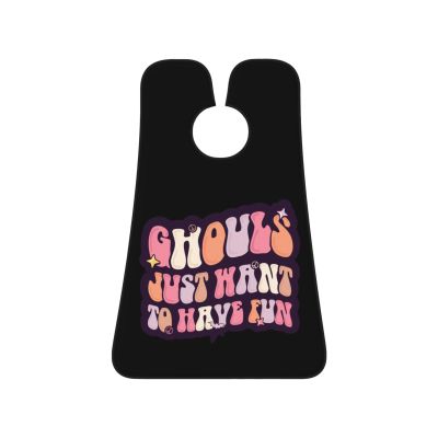 ZKLCRYTR Ghouls Just Want To Have Fun Men's Beard Bib Apron Waterproof Smooth Surface Beard Apron Durable Foldable Beard Hair Men's Gift