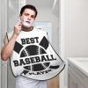 ZKLCRYTR Bet Baseball Player Men's Beard Bib Apron Waterproof Smooth Surface Beard Apron Durable Foldable Beard Hair Men's Gift view 2