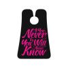 ZKLCRYTR If You Never Try You Will Never Know Men's Beard Bib Apron Waterproof Smooth Surface Beard Apron Durable Foldable Beard Hair Men's Gift view 1