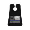 ZKLCRYTR Usa Blue Thread Flag Men's Beard Bib Apron Waterproof Smooth Surface Beard Apron Durable Foldable Beard Hair Men's Gift view 1